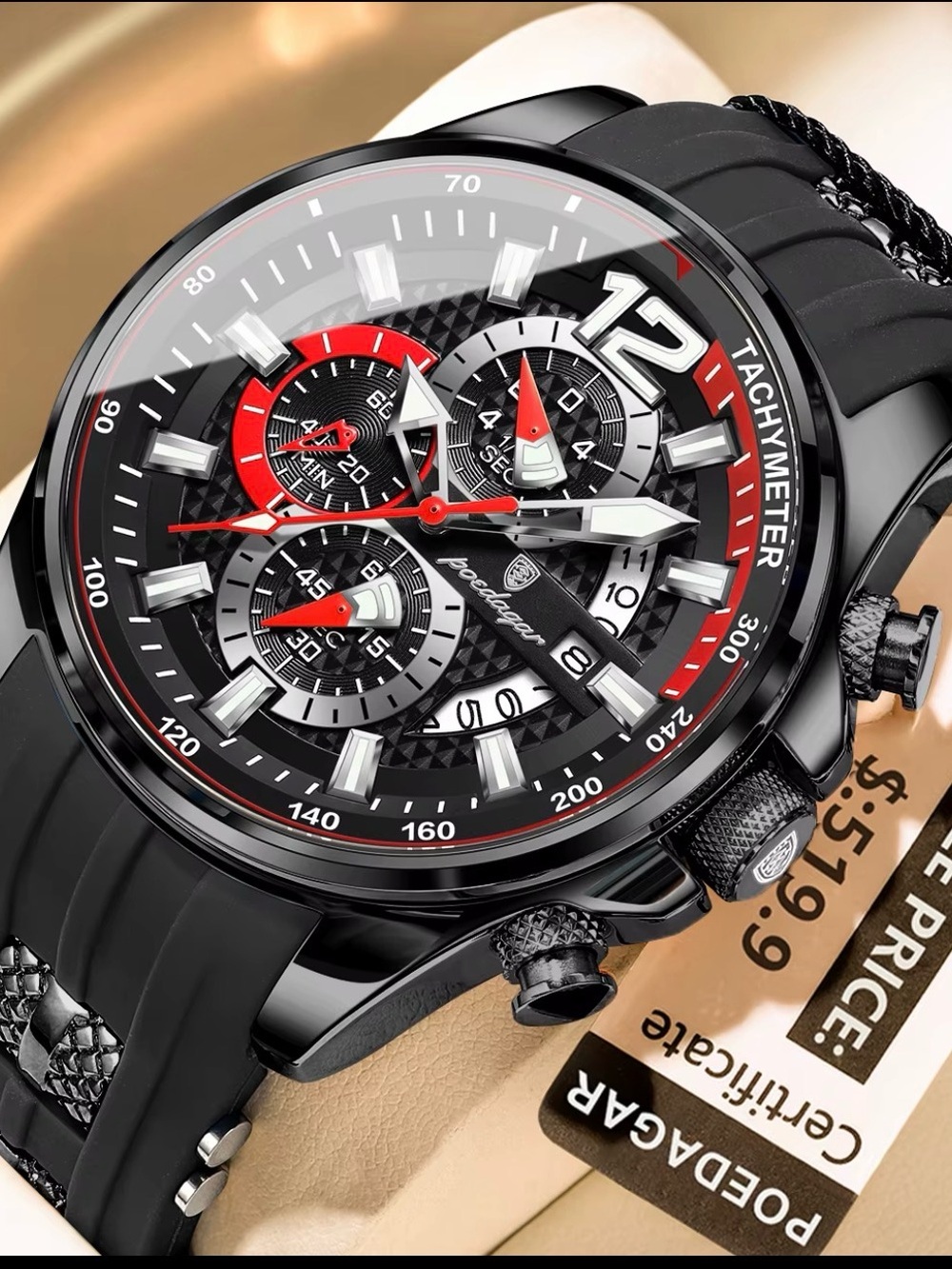 Luxury Sport Watch – Stylish Chronograph Quartz Wristwatch